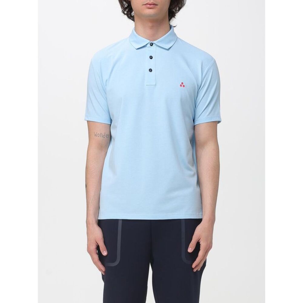 Peuterey Men Peuterey Cotton And Silk Blend Polo Shirt